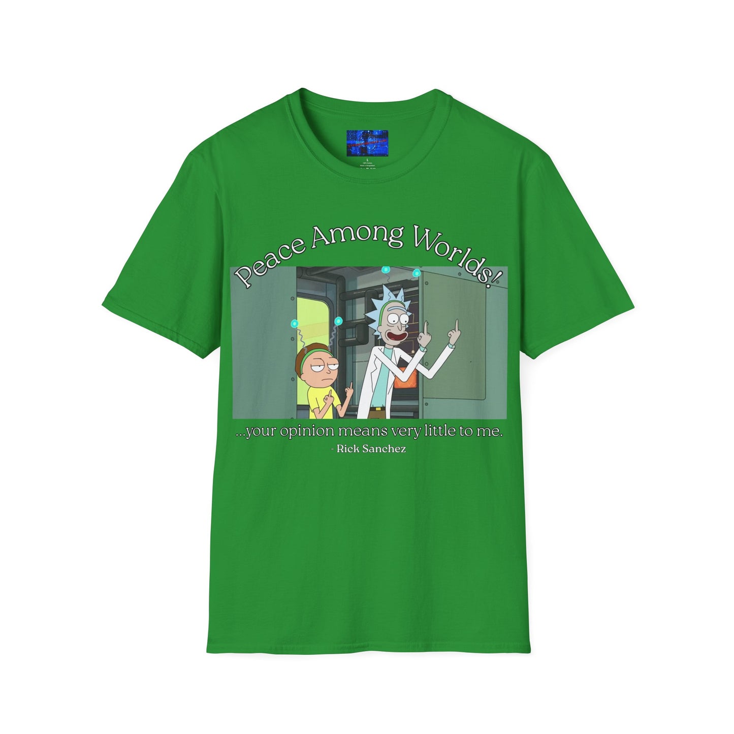 Peace Among Worlds! Dark colors Unisex T-Shirt by cypherpunkgear.com