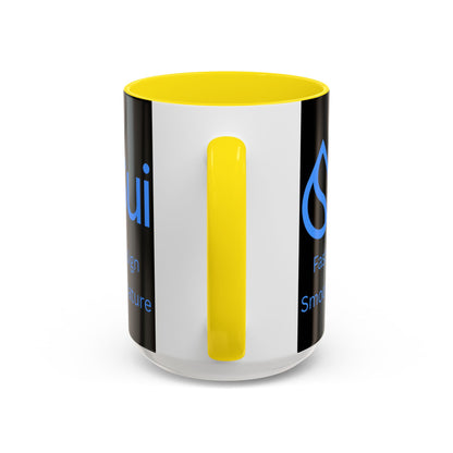 SUI Black Accent Mug by cypherpunkgear.com