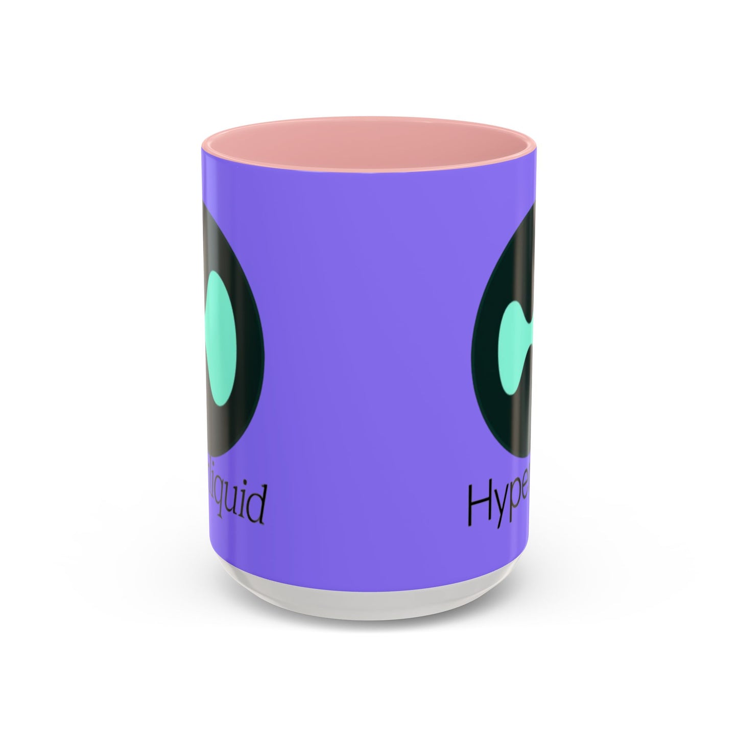 Hyperliquid Black font Light Purple Accent Mug by cypherpunkgear.com