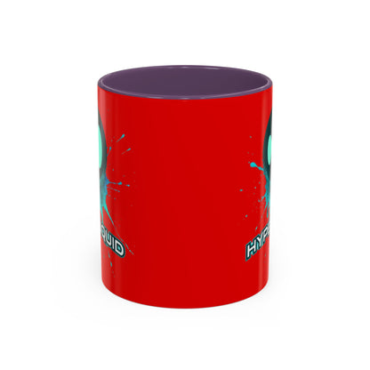 HYPE Drip Red Accent Mug by cypherpunkgear.com