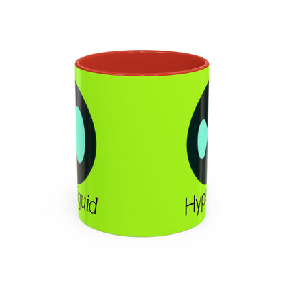 Hyperliquid Black font Green Accent Mug by cypherpunkgear.com