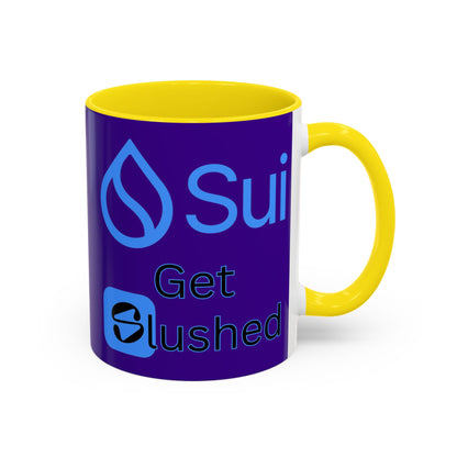 Sui: Get Slushed Purple Accent Mug by cypherpunkgear.com