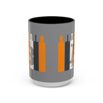 Bitcoin (BTC) Freedom Accent Mug by cypherpunkgear