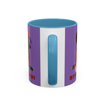 Is it Halloween yet? Light Purple Accent Mug by CreepyCrafts.boo