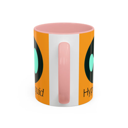 Hyperliquid Black font Orange Accent Mug by cypherpunkgear.com