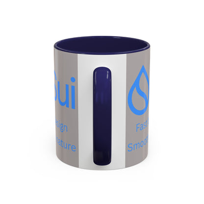 SUI Grey Accent Mug by cypherpunkgear.com