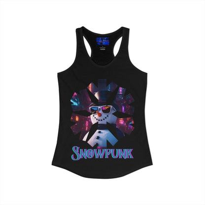 Snowpunk Women's Racerback Tank Top by cypherpunkgear.com