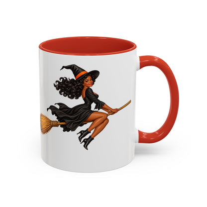 Velvet Vex White Accent Mug by CreepyCrafts.boo