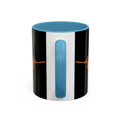 Velvet Vex Black Accent Mug by CreepyCrafts.boo