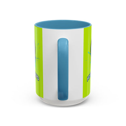 HYPE Drip Yellow Accent Mug by cypherpunkgear.com