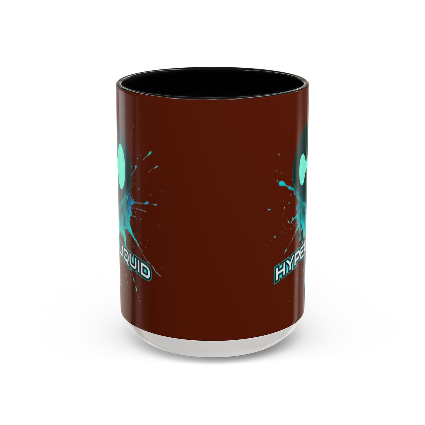 HYPE Drip Brown Accent Mug by cypherpunkgear.com