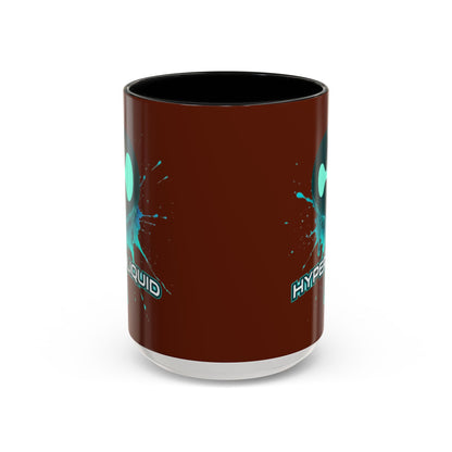 HYPE Drip Brown Accent Mug by cypherpunkgear.com