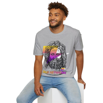 Zeus Network Light colors Unisex T-Shirt by cypherpunkgear.com