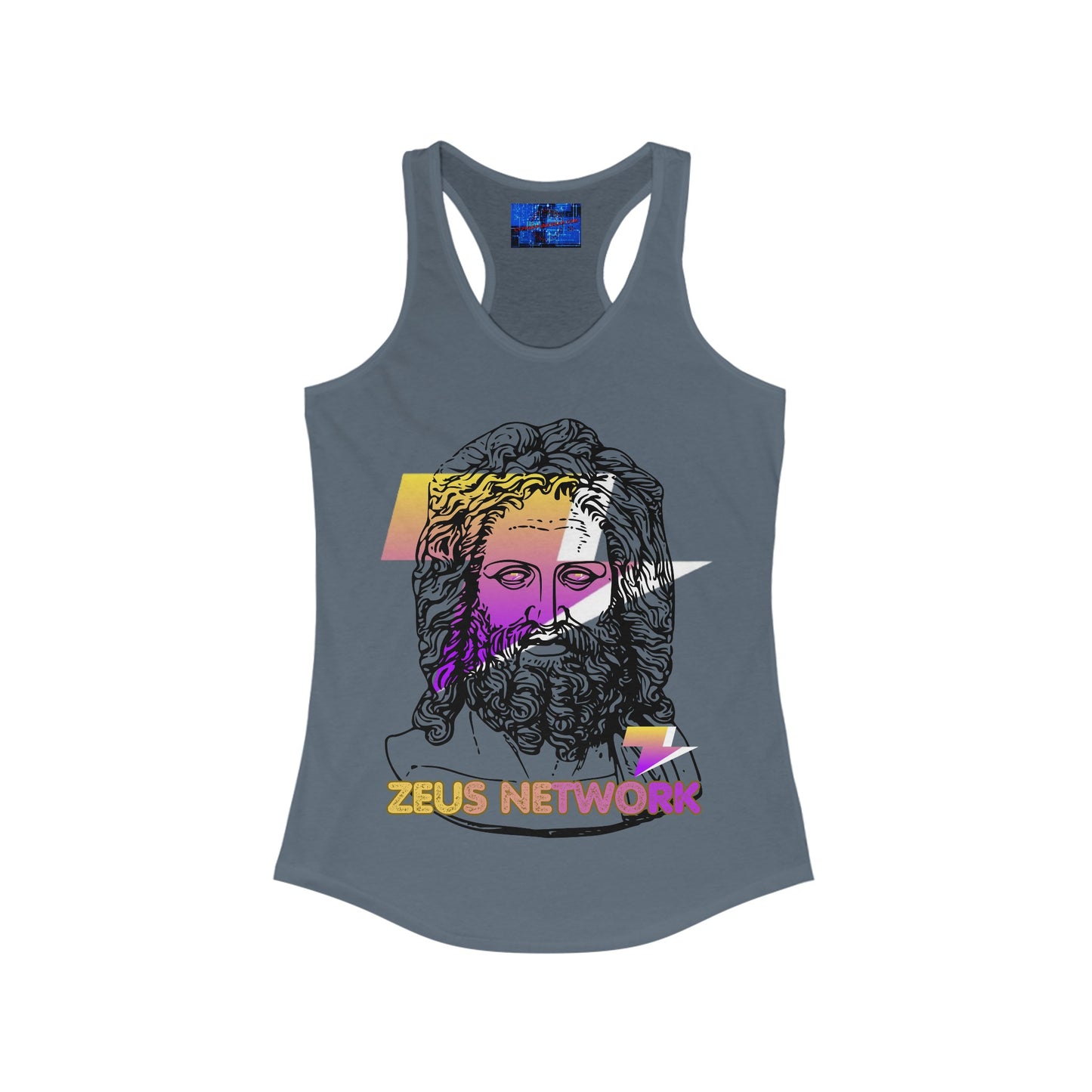 Zeus Network Women's Racerback Tank Top by cypherpunkgear