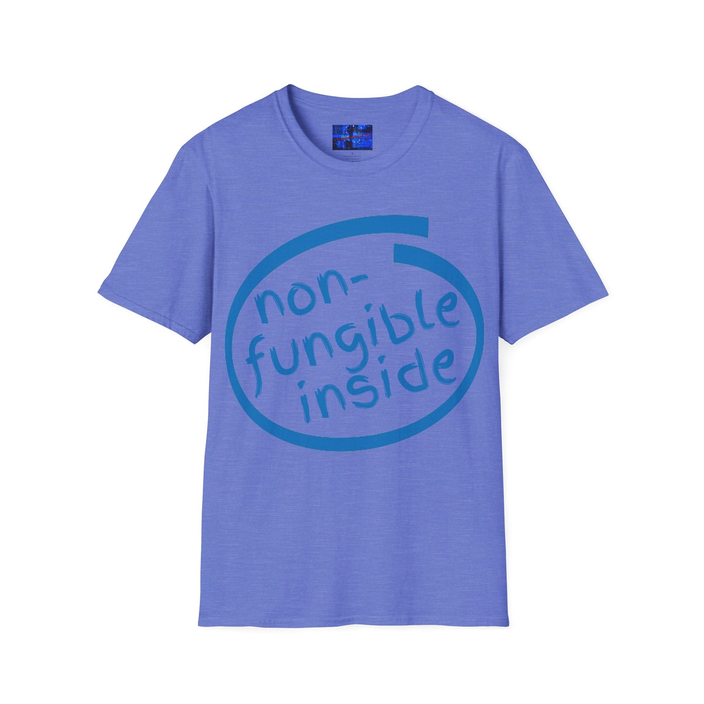 Non-Fungible Inside Light colors Unisex T-Shirt by cypherpunkgear.com