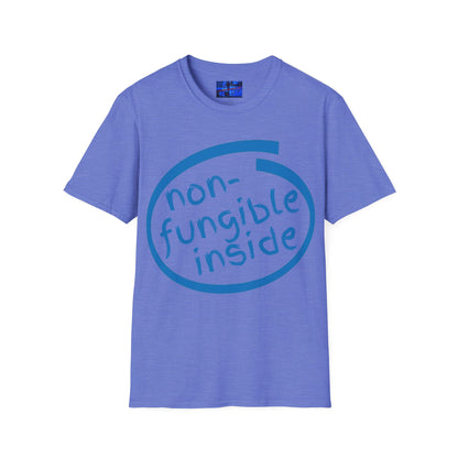 Non-Fungible Inside Light colors Unisex T-Shirt by cypherpunkgear.com
