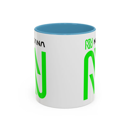 Nosana (NOS) Accent Mug by cypherpunkgear