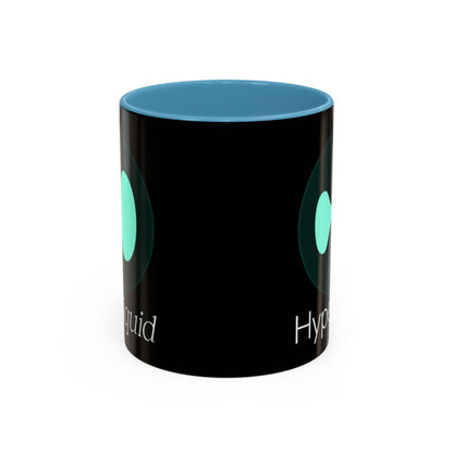 Hyperliquid White font Black Accent Mug by cypherpunkgear.com