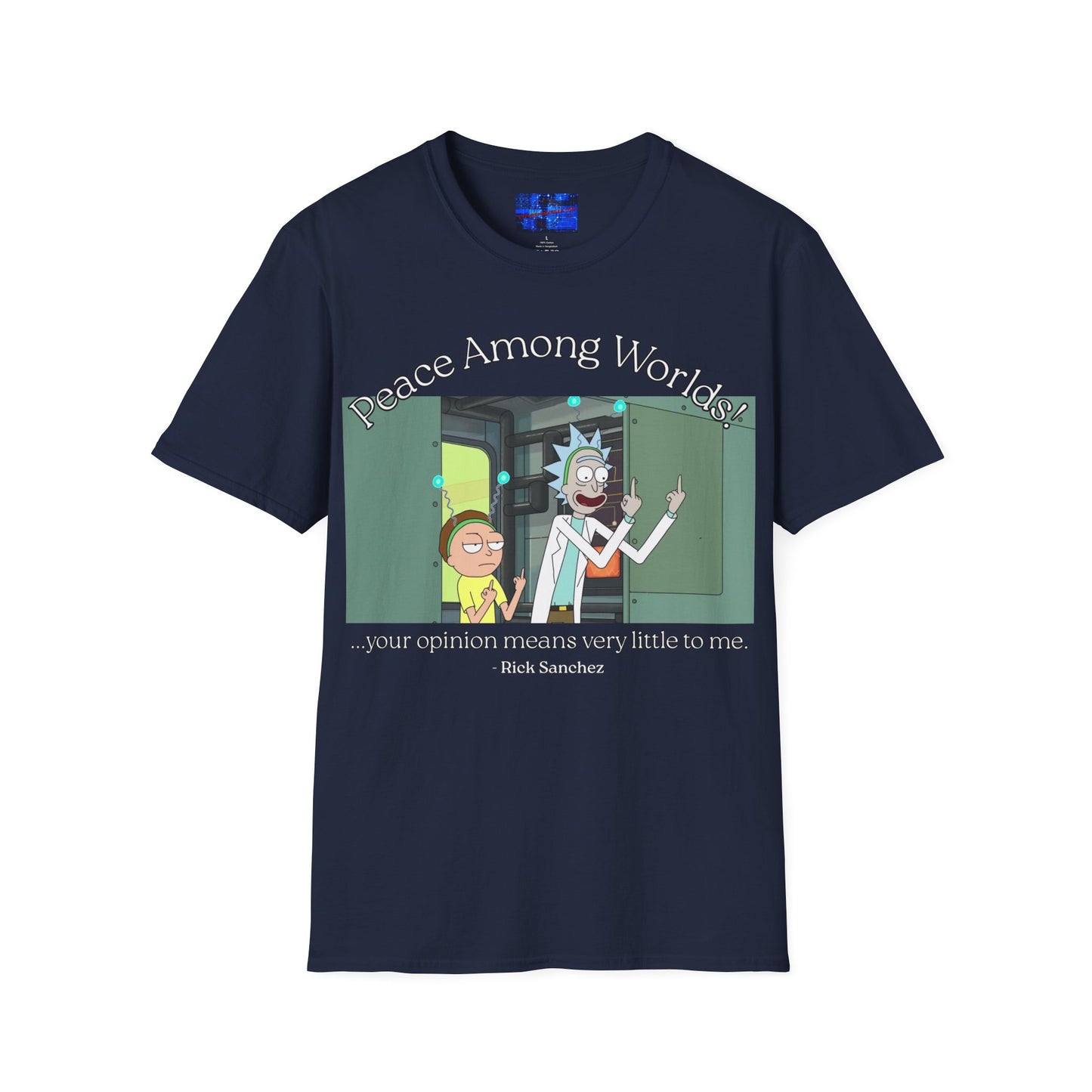 Peace Among Worlds! Dark colors Unisex T-Shirt by cypherpunkgear.com