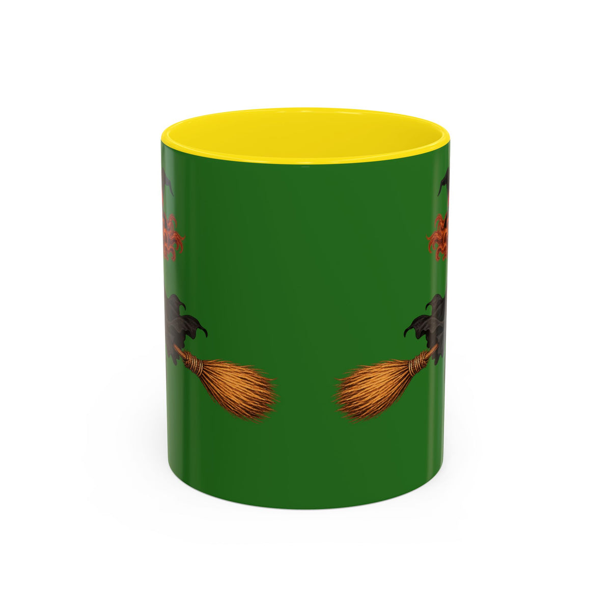 Hazel Hex Green Accent Mug by CreepyCrafts.boo