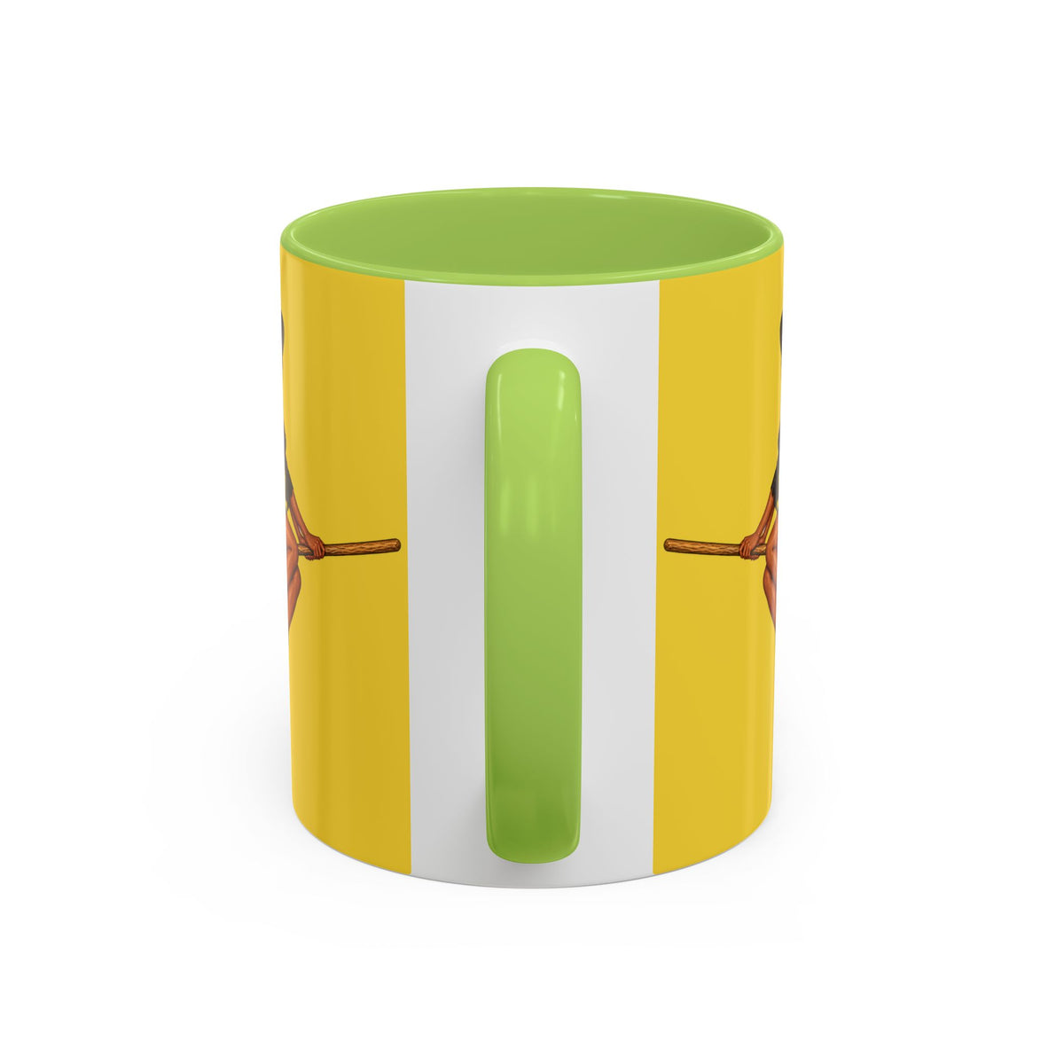 Velvet Vex Yellow Accent Mug by CreepyCrafts.boo