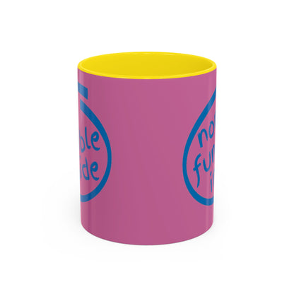 Non-Fungible Inside Pink Accent Mug by cypherpunkgear.com