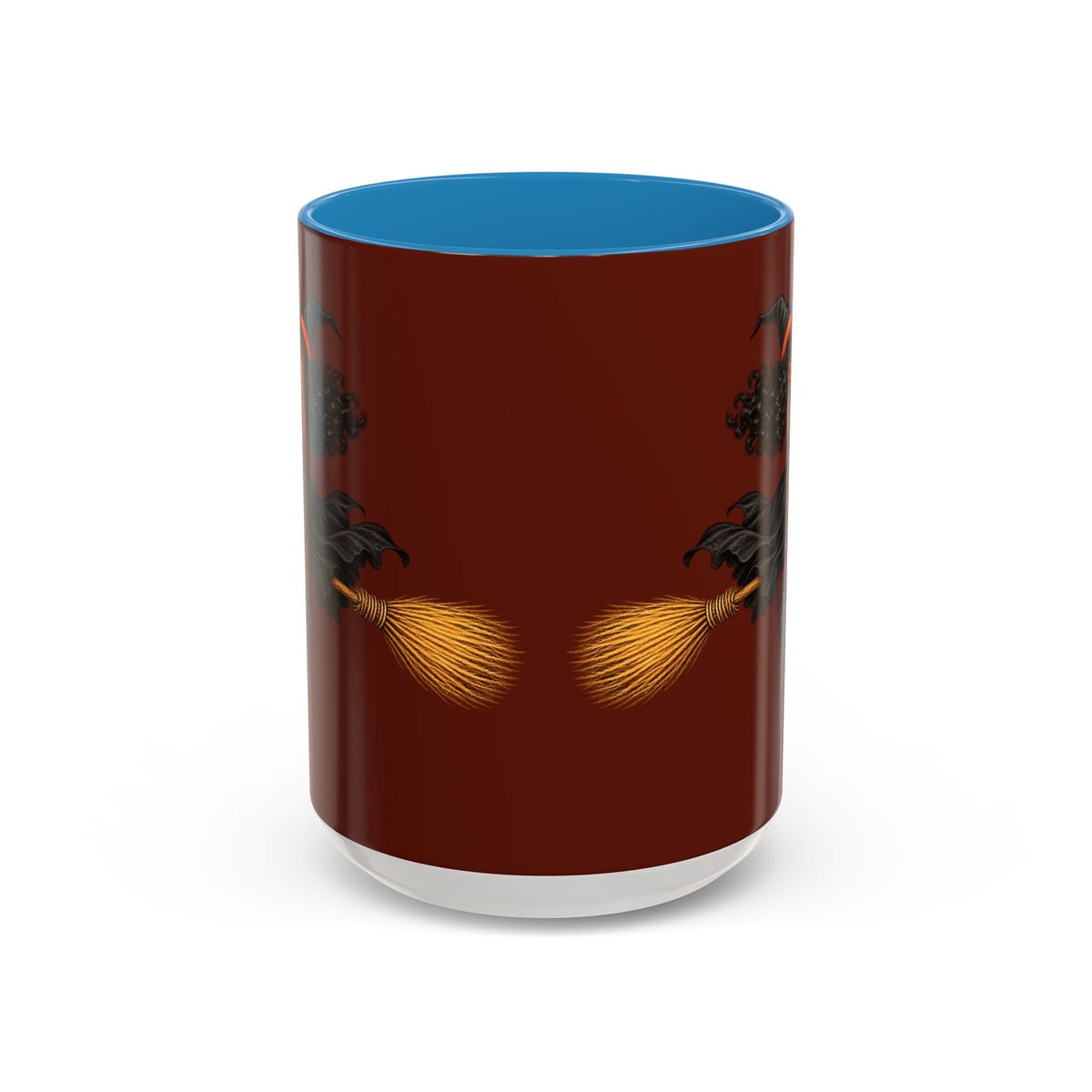 Velvet Vex Brown Accent Mug by CreepyCrafts.boo