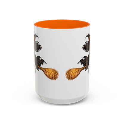 Velvet Vex White Accent Mug by CreepyCrafts.boo
