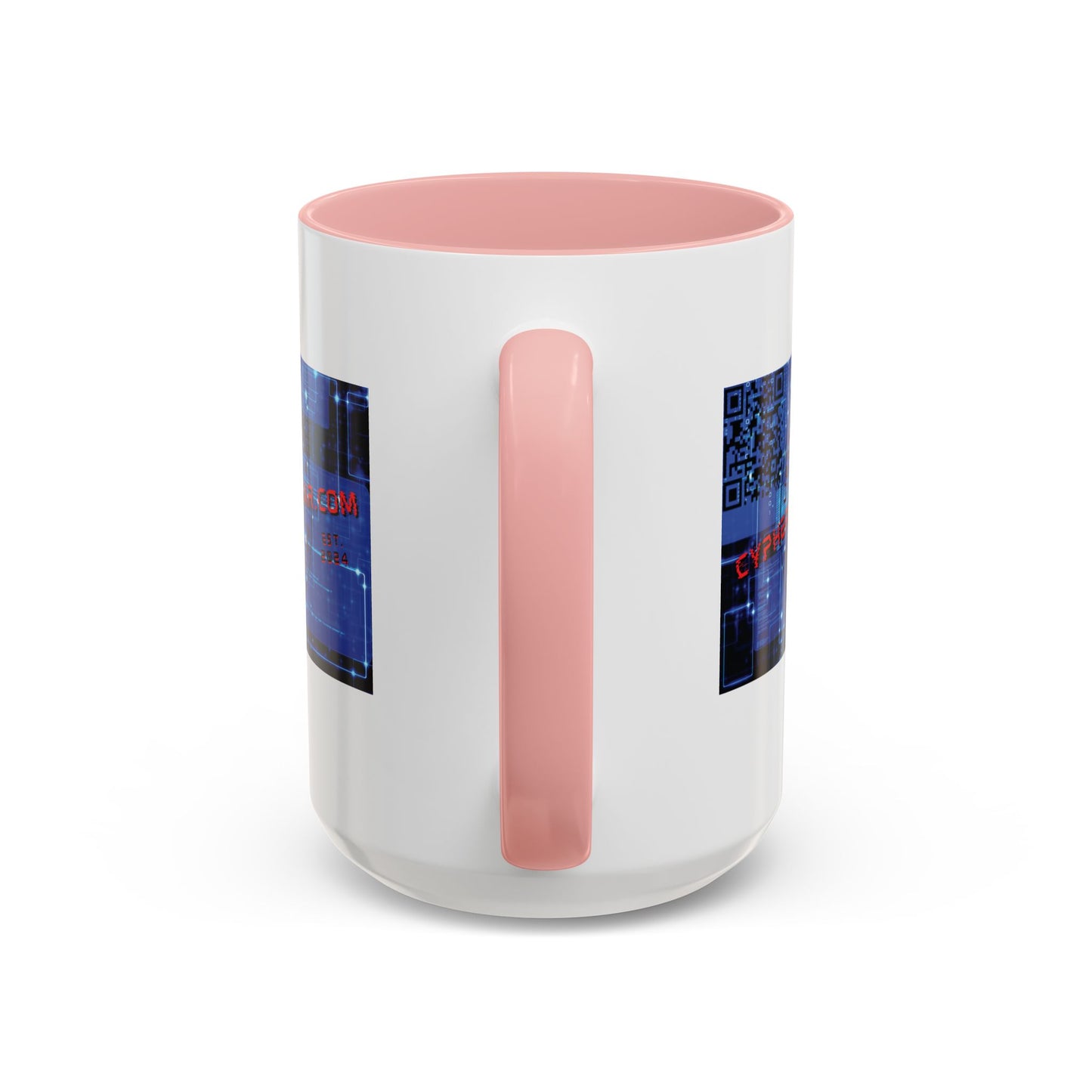 Cypherpunkgear.com logo Accent Mug by cypherpunkgear.com