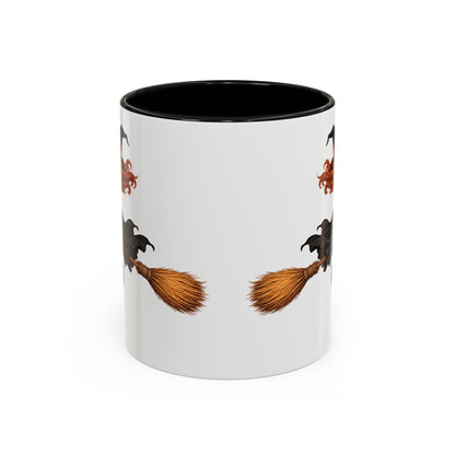 Hazel Hex White Accent Mug by CreepyCrafts.boo