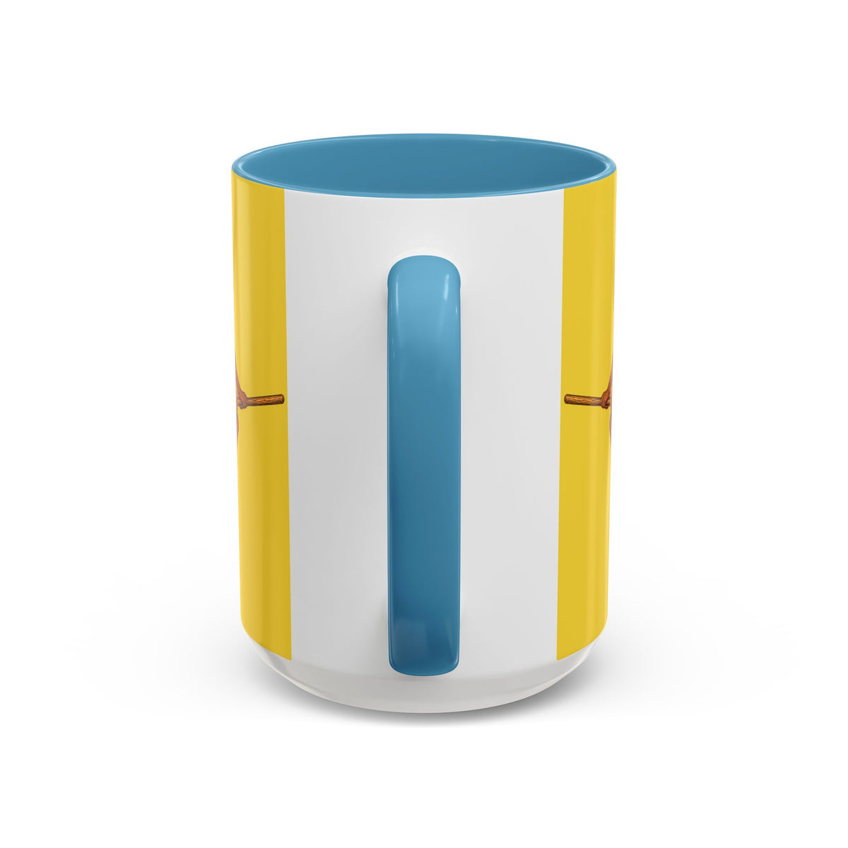 Velvet Vex Yellow Accent Mug by CreepyCrafts.boo