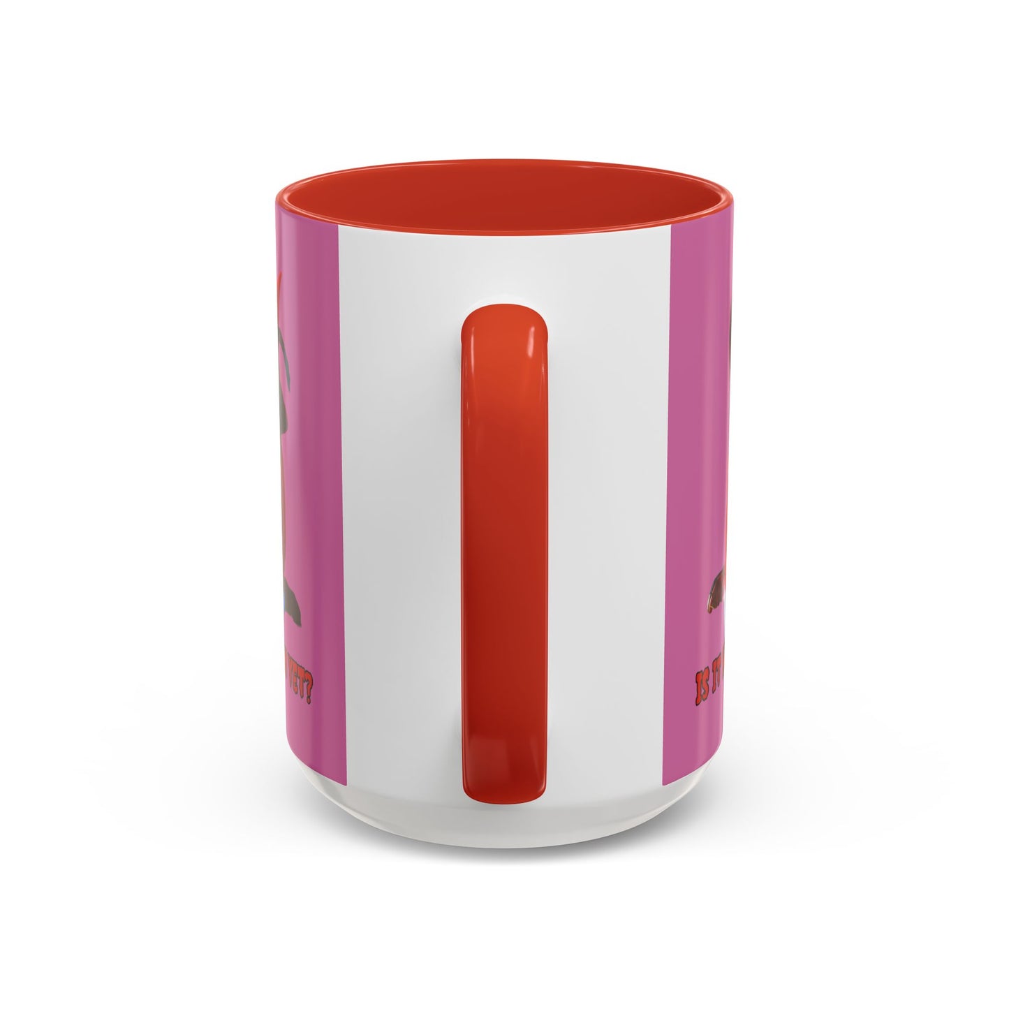 Is it Halloween yet? Pink Accent Mug by CreepyCrafts.boo