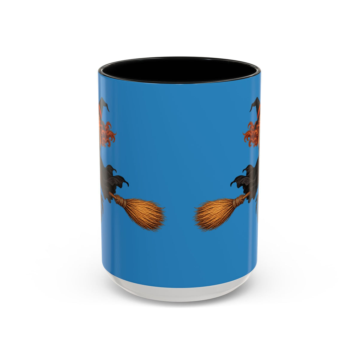 Hazel Hex Blue Accent Mug by CreepyCrafts.boo