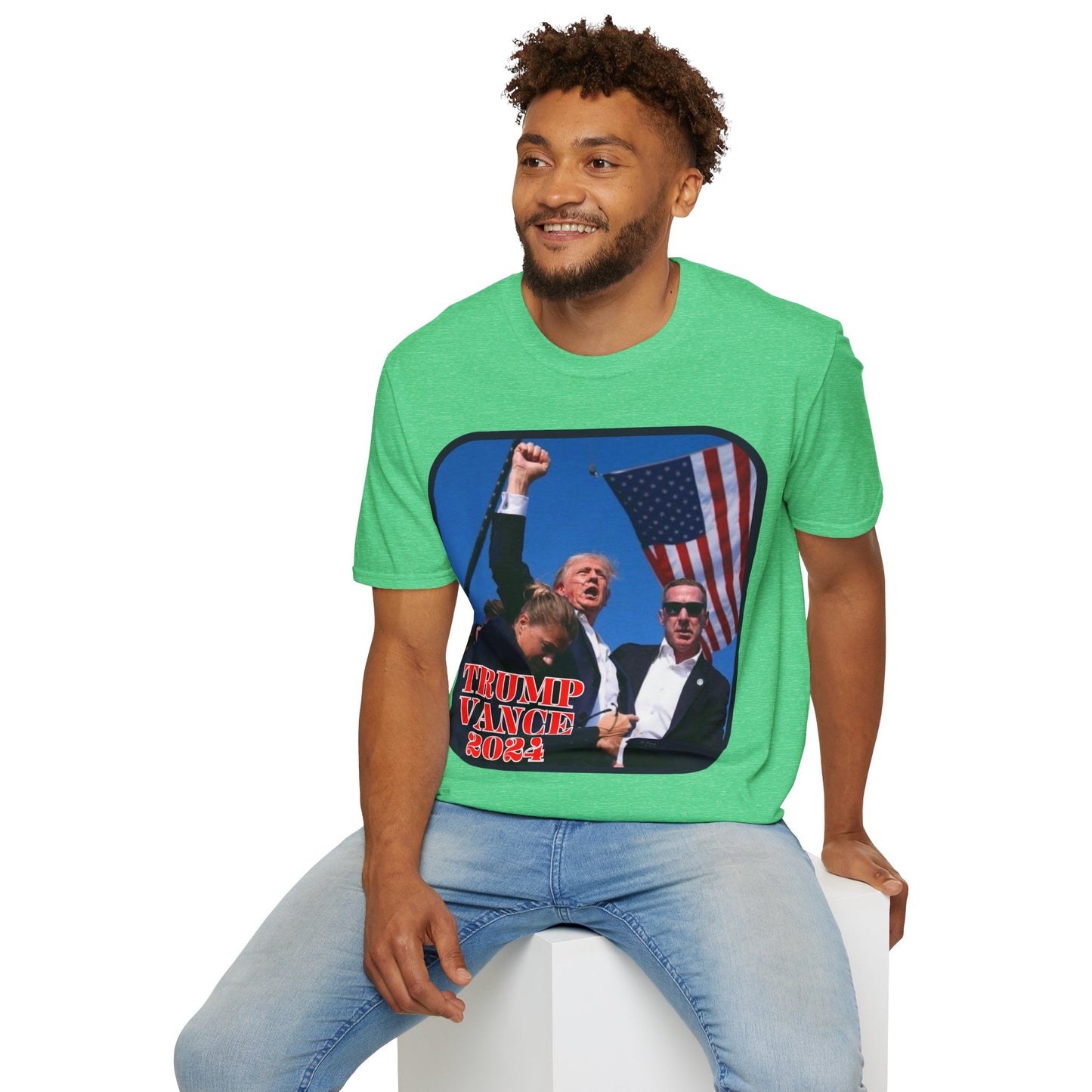 Trump and Vance 2024 DKcolors Unisex T-Shirt by cypherpunkgear