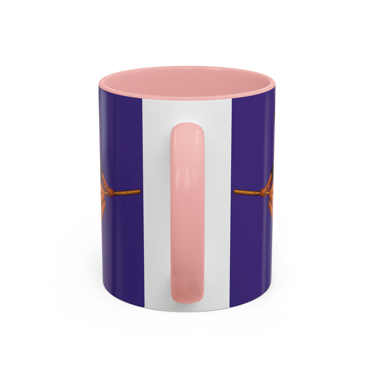 Velvet Vex Purple Accent Mug by CreepyCrafts.boo
