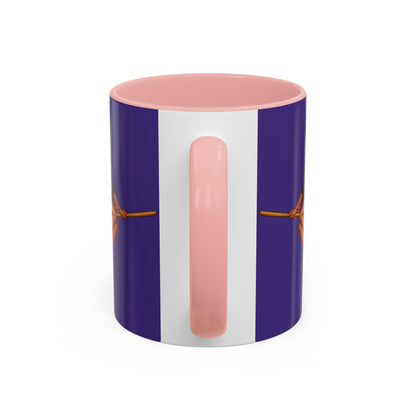 Velvet Vex Purple Accent Mug by CreepyCrafts.boo