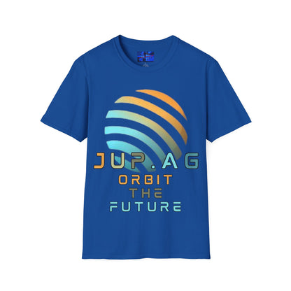 Jupiter (JUP) Orbit the Future Dark colors Unisex T-Shirt by cypherpunkgear.com