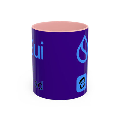 Sui: Get Slushed Purple Accent Mug by cypherpunkgear.com