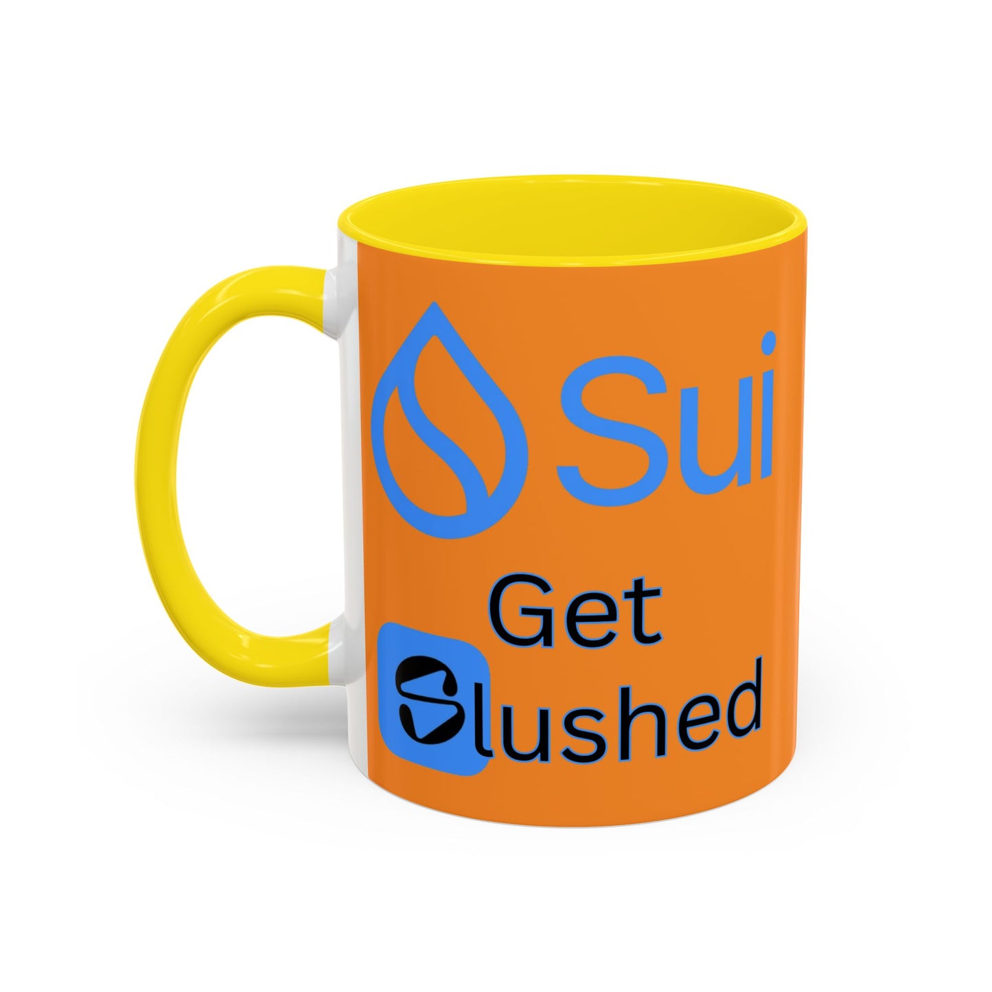 Sui: Get Slushed Orange Accent Mug by cypherpunkgear.com
