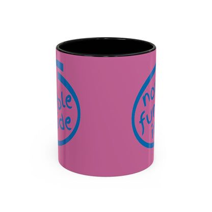 Non-Fungible Inside Pink Accent Mug by cypherpunkgear.com