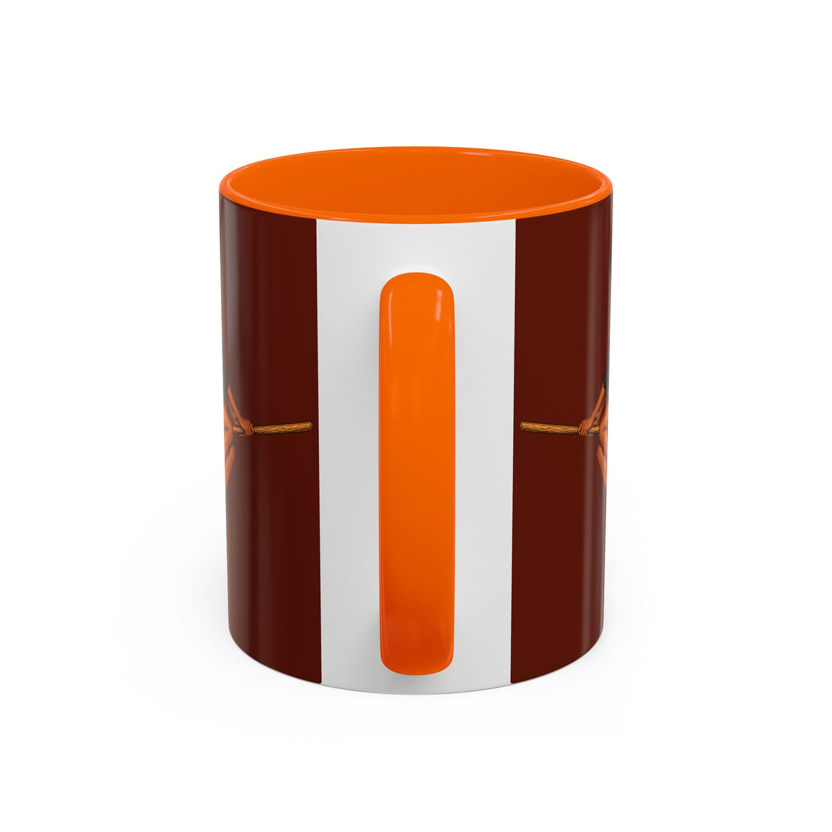 Velvet Vex Brown Accent Mug by CreepyCrafts.boo