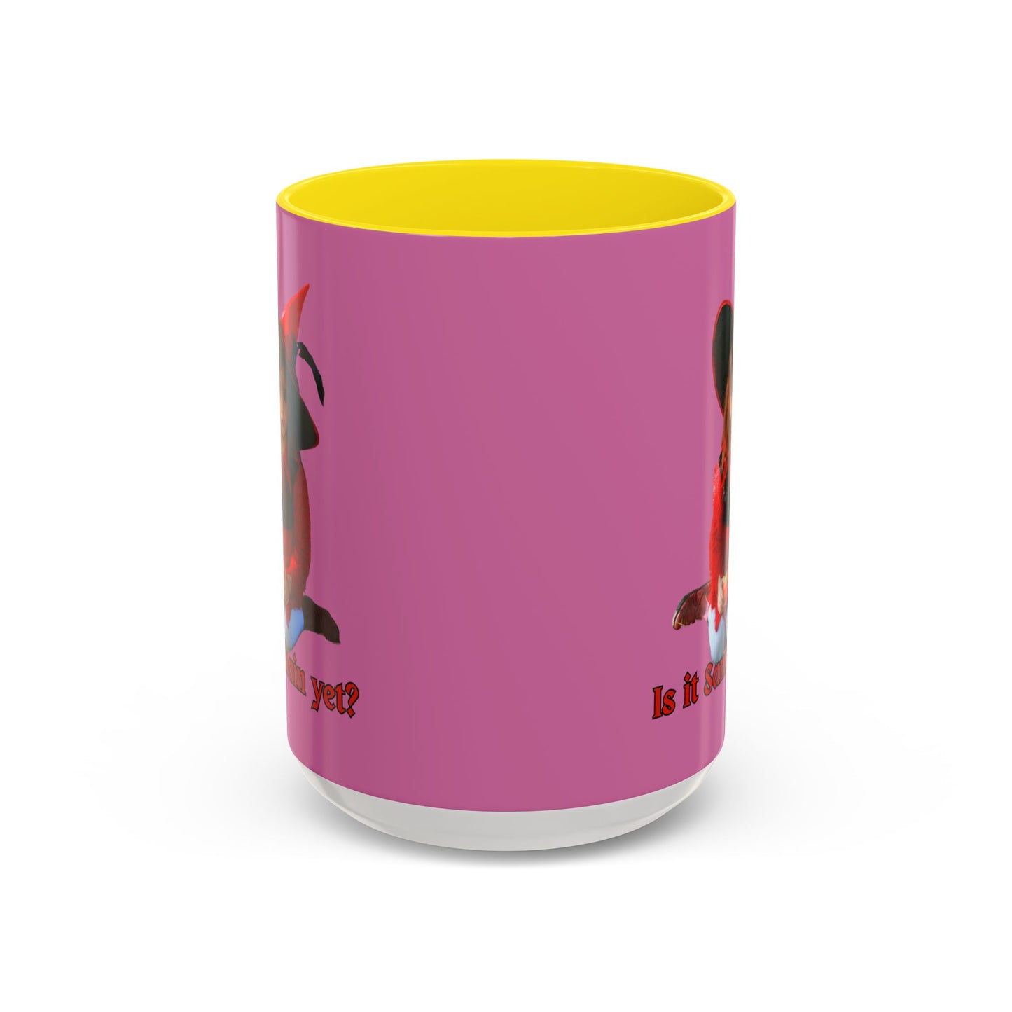 Is it Samhain yet? Pink Accent Mug by CreepyCrafts.boo