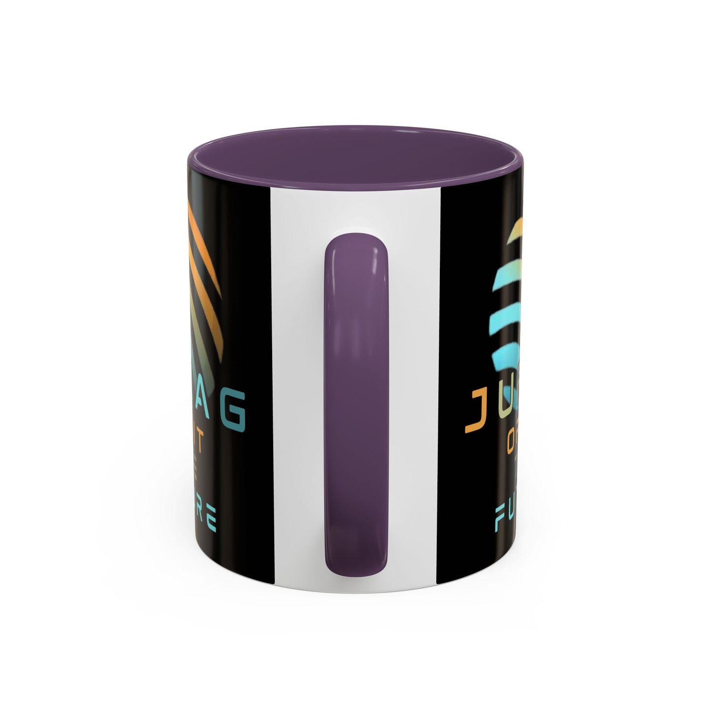 Jupiter (JUP) Orbit the Future Black Accent Mug by cypherpunkgear.com