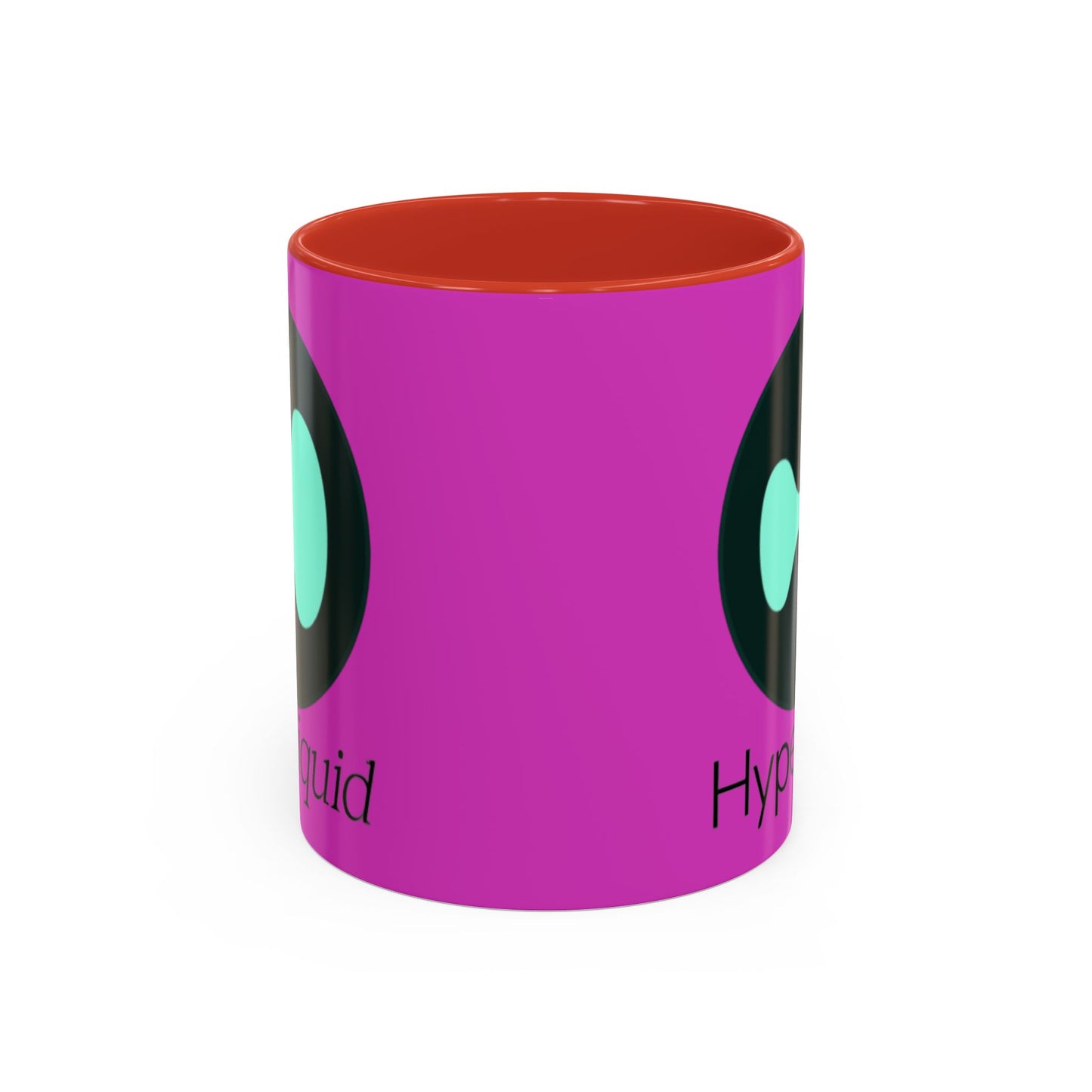 Hyperliquid Black font Pink Accent Mug by cypherpunkgear.com
