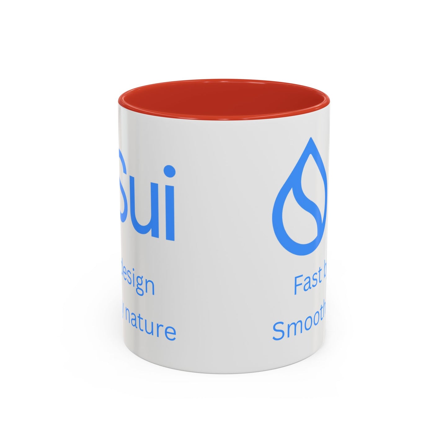 SUI White Accent Mug by cypherpunkgear.com