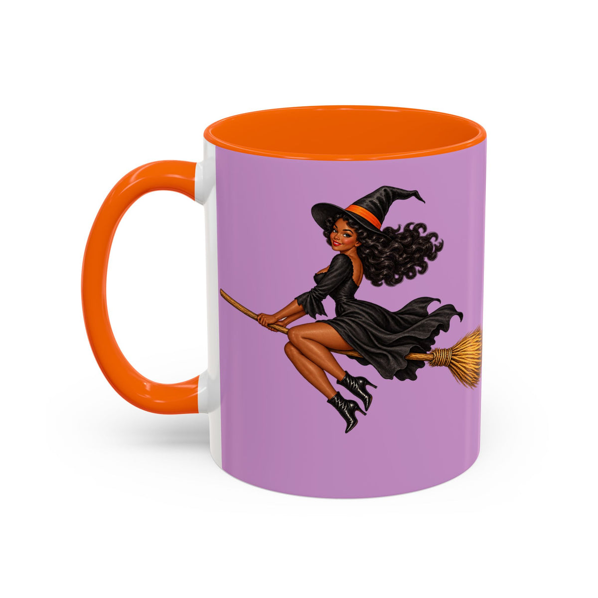 Velvet Vex Pink Accent Mug by CreepyCrafts.boo