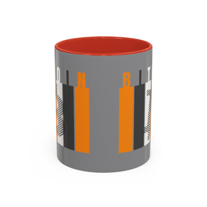 Bitcoin (BTC) Freedom Accent Mug by cypherpunkgear.com