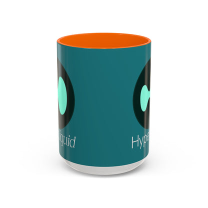 Hyperliquid White font Hyperliquid Accent Mug by cypherpunkgear.com