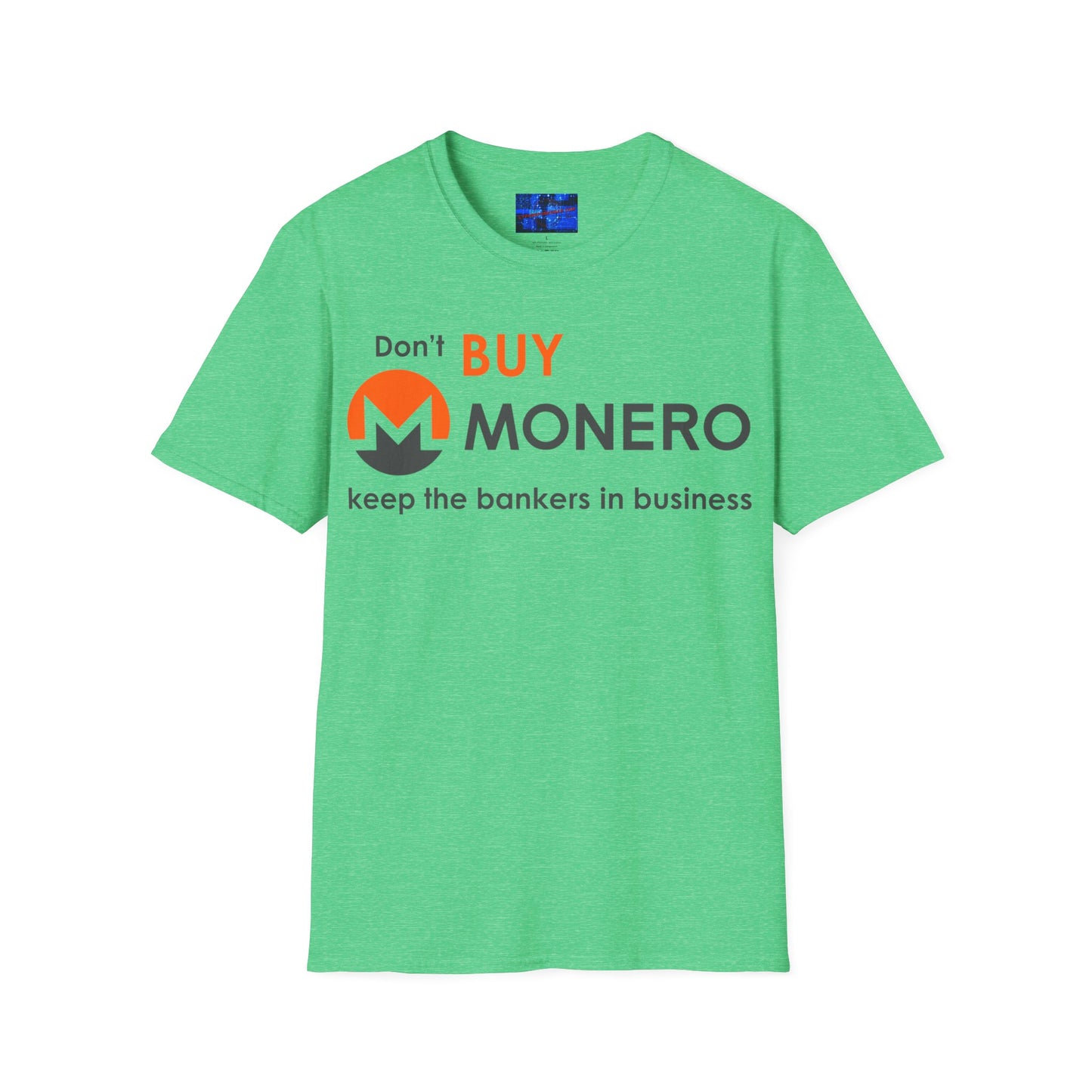 Don't buy Monero (XMR) Dark colors Unisex T-Shirt by cypherpunkgear.com