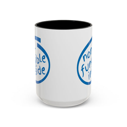 Non-Fungible Inside White Accent Mug by cypherpunkgear.com